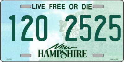 NH license plate 1202525