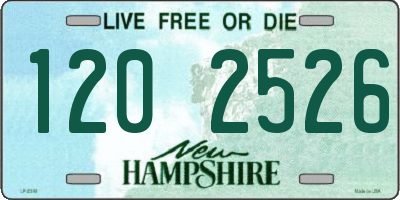 NH license plate 1202526