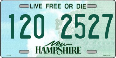 NH license plate 1202527