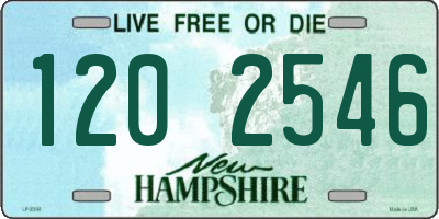 NH license plate 1202546