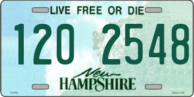 NH license plate 1202548