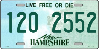 NH license plate 1202552