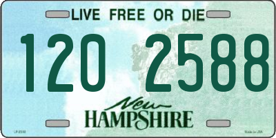 NH license plate 1202588