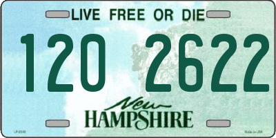 NH license plate 1202622