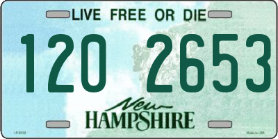 NH license plate 1202653
