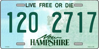 NH license plate 1202717