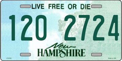 NH license plate 1202724