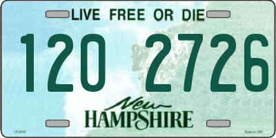 NH license plate 1202726