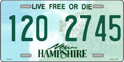 NH license plate 1202745