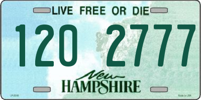 NH license plate 1202777