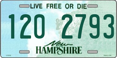 NH license plate 1202793