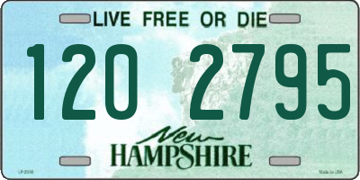 NH license plate 1202795
