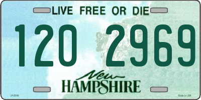 NH license plate 1202969