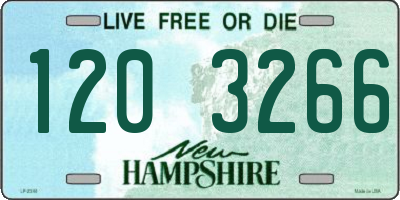 NH license plate 1203266