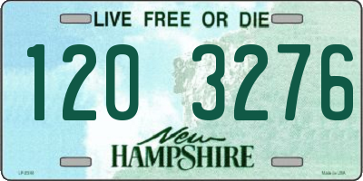 NH license plate 1203276