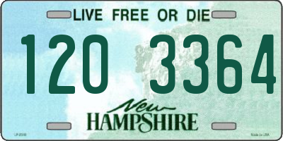 NH license plate 1203364