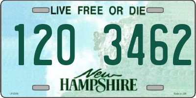 NH license plate 1203462