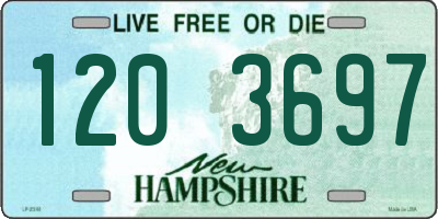 NH license plate 1203697