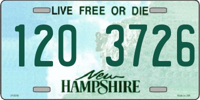 NH license plate 1203726