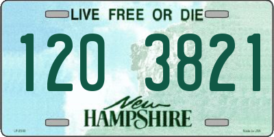 NH license plate 1203821