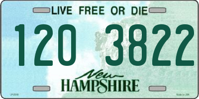 NH license plate 1203822
