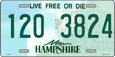NH license plate 1203824