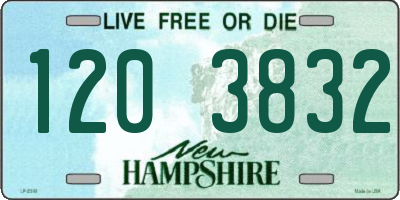 NH license plate 1203832