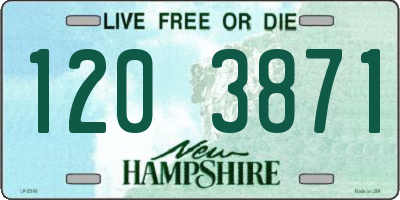 NH license plate 1203871