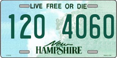 NH license plate 1204060