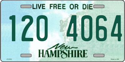 NH license plate 1204064