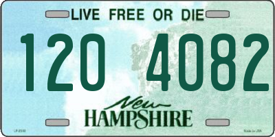 NH license plate 1204082