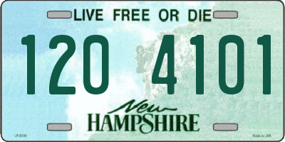NH license plate 1204101