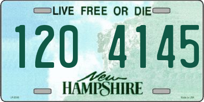 NH license plate 1204145