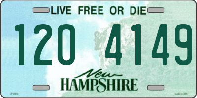 NH license plate 1204149