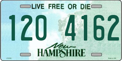 NH license plate 1204162