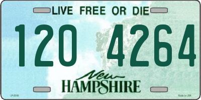 NH license plate 1204264