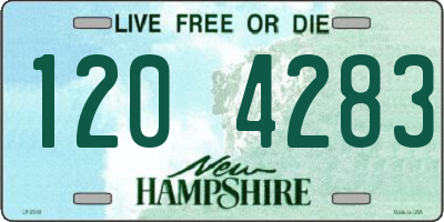 NH license plate 1204283