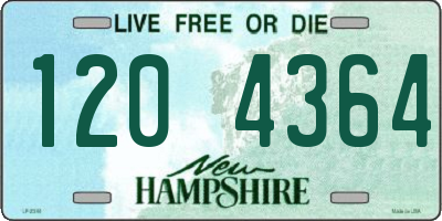 NH license plate 1204364