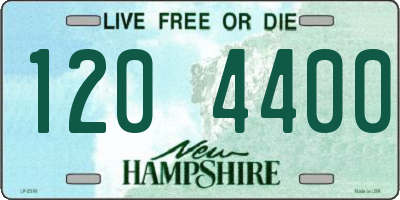 NH license plate 1204400