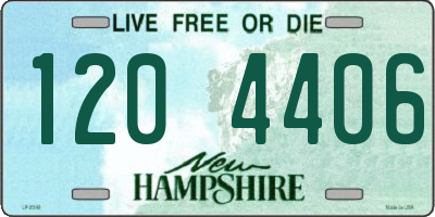 NH license plate 1204406