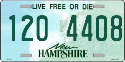 NH license plate 1204408