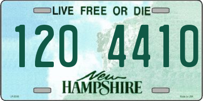 NH license plate 1204410