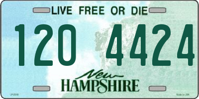 NH license plate 1204424