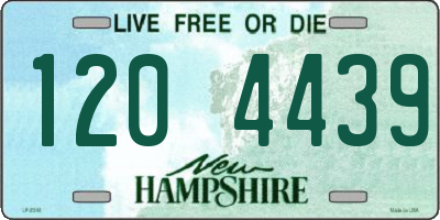 NH license plate 1204439