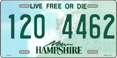 NH license plate 1204462