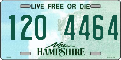 NH license plate 1204464
