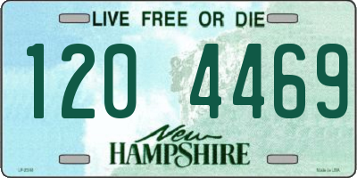 NH license plate 1204469