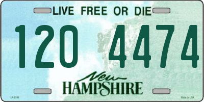 NH license plate 1204474