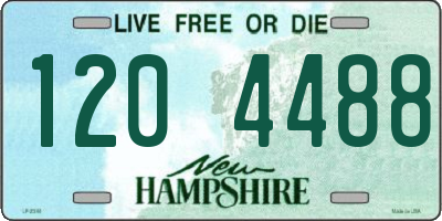 NH license plate 1204488