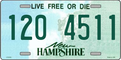 NH license plate 1204511